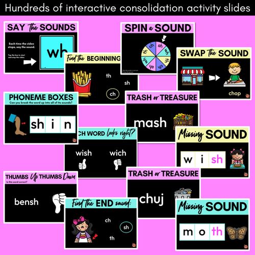 Resource preview 4 for Consonant Digraphs Phonics Powerpoint  - CH SH TH WH