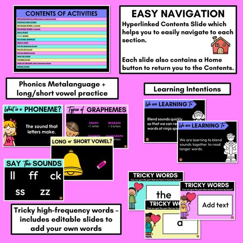 Resource preview 2 for Consonant Digraphs Phonics Powerpoint - LL SS FF ZZ CK