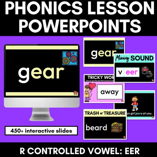 Resource preview 25 for Phonics PowerPoint Complete Bundle - All Phonemes