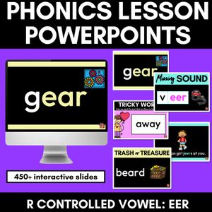 R-Controlled Vowel EER Powerpoint- EER EAR ERE