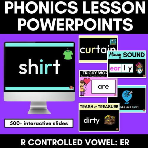 Resource preview 2 for Phonics Powerpoints - R-Controlled Vowels Bundle