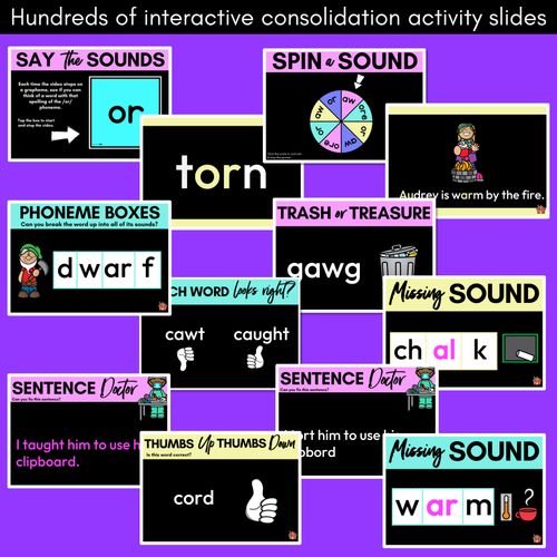 Resource preview 4 for R Controlled Vowels - Or Sound Powerpoint