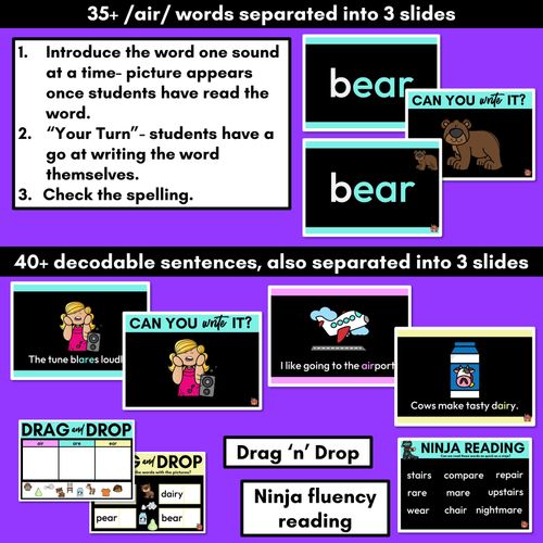 Resource preview 3 for R-Controlled Vowel - AIR Sound Powerpoint