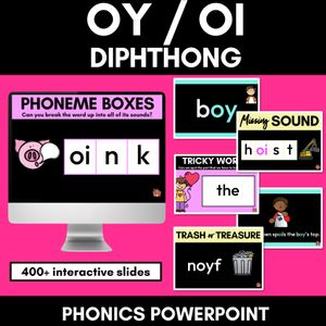 Diphthongs - OY Sound Powerpoint