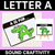 1 for Beginning Sound Crafts - UPPERCASE Letter A - A is for Alligator