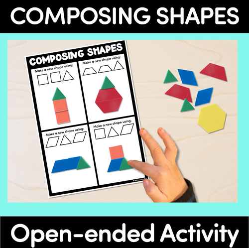 Resource preview 1 for Composing Shapes - Open-Ended Activity for 2D Shapes