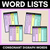 1 for Decodable Word Lists - Consonant Digraphs ch sh th wh ll ss ff zz zz qu ng + x