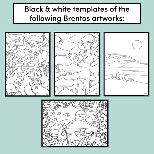 Resource preview 3 for Mindfulness Colouring - The Brentos Collection