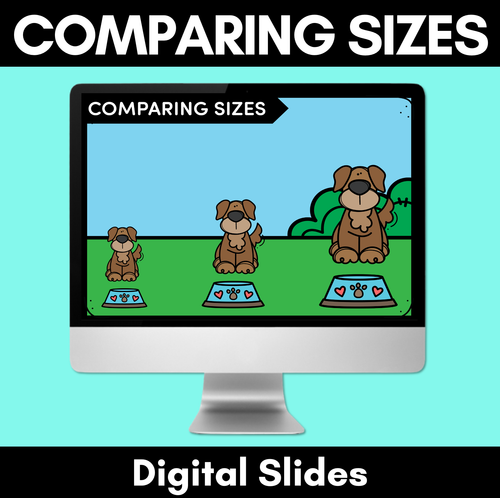 Resource preview 1 for Comparing Sizes - Digital Slides