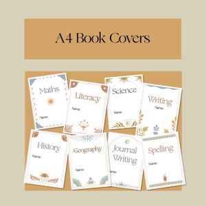 A4 Book Covers