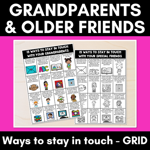 Resource preview 1 for Staying in Touch with Grandparents & Older Friends