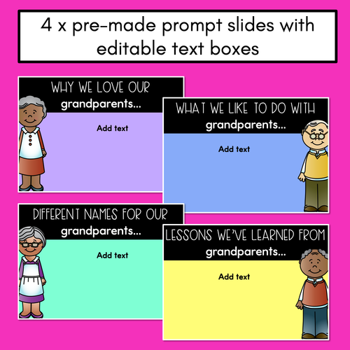 Resource preview 2 for Grandparents Day - Editable PowerPoint Slides