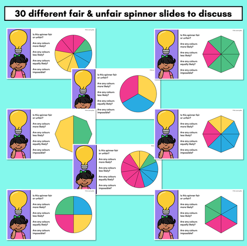 Resource preview 3 for Fair or Unfair - Spinner Slides