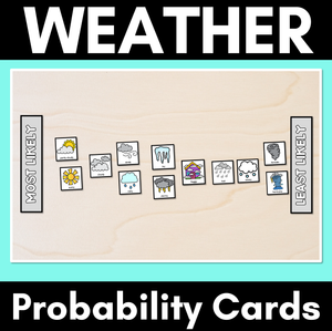 Weather Probability Task Cards