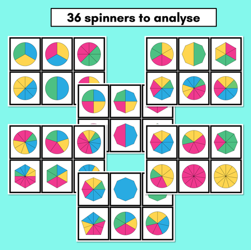 Resource preview 3 for Probability Spinner Mats