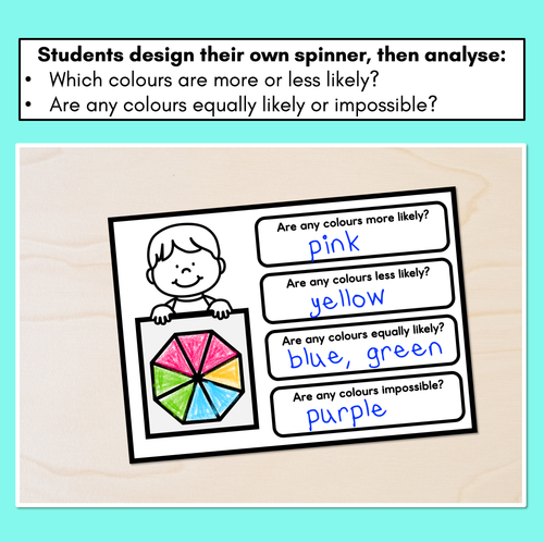 Resource preview 2 for Probability DIY Spinner Templates