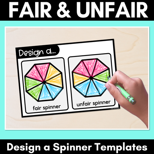 Resource preview 1 for Fair and Unfair - Design a Spinner Templates