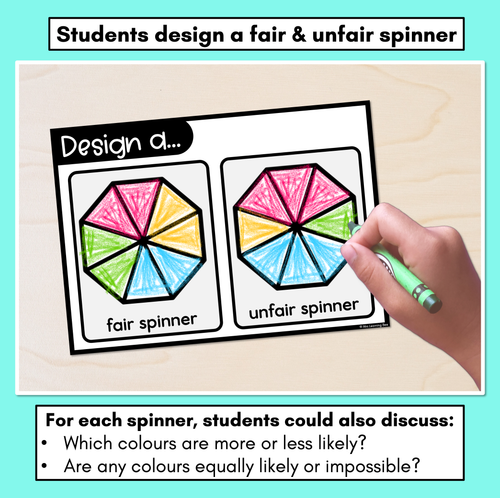 Resource preview 2 for Fair and Unfair - Design a Spinner Templates