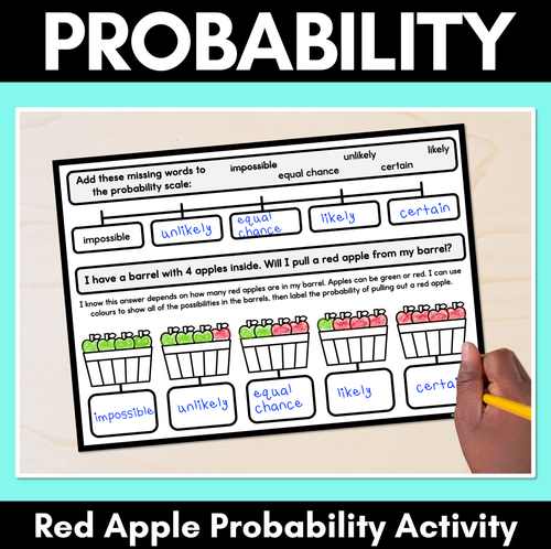 Resource preview 1 for Red Apple Probability Activity