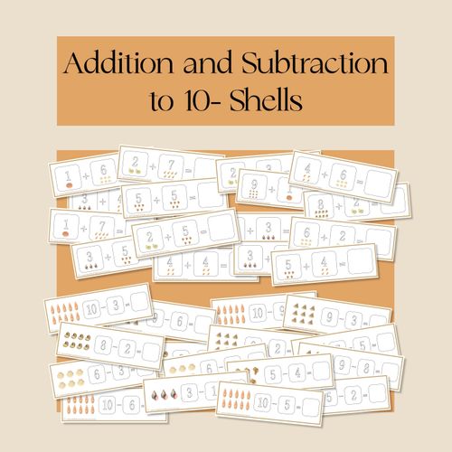 Resource preview 1 for Addition and Subtraction to 10- Shells