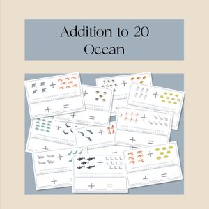 Addition to 20 - Counting on - Ocean