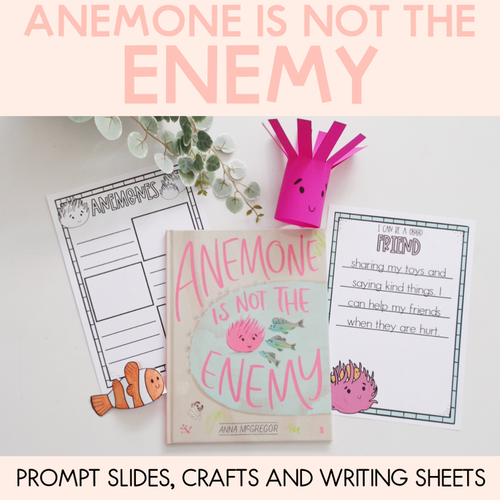 Resource preview 1 for Anemone Is Not The Enemy Prompt Slides, Craft and Writing Sheets - Book Week 2021