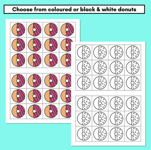 Resource preview 3 for Donut Arrays - Sharing Donuts - Division Activity