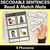 1 for B Phoneme Decodable Sentence Mats - Read & Match
