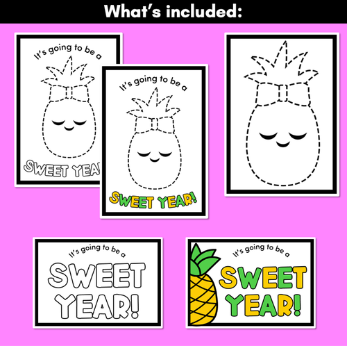 Resource preview 2 for Beginning of Year Craft - Back to School Pineapple Freebie