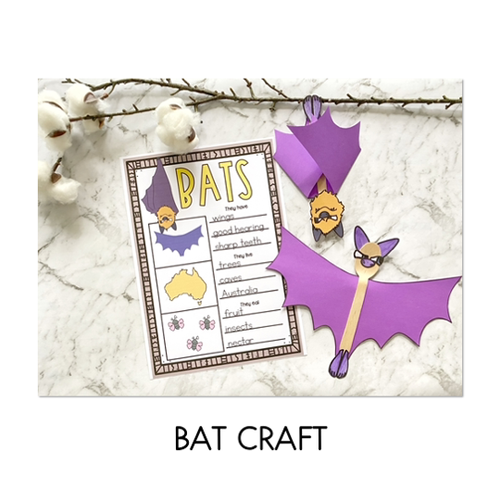 Resource preview 2 for Bat vs. Poss  - Craft and Writing Sheets - Book Week 2020