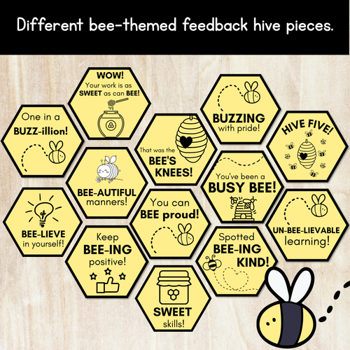 Resource preview 3 for BEE THEME REWARDS CHARTS - Freebie