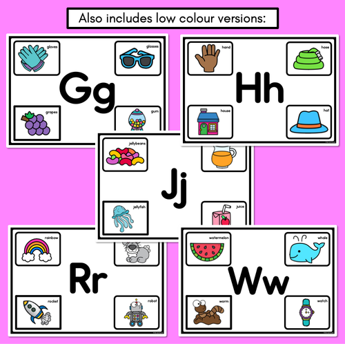 Resource preview 4 for KINDERGARTEN FINE MOTOR ACTIVITIES - Alphabet Playdoh Mats for Beginning Sounds