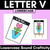 1 for Beginning Sound Crafts - LOWERCASE Letter V - V is for Vase