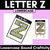 1 for Beginning Sound Crafts - LOWERCASE Letter Z - Z is for Zipper