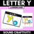 1 for Beginning Sound Crafts - LOWERCASE Letter Y - Y is for Yoyo