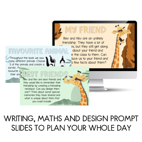 Resource preview 3 for Bev and Kev Writing and Math Slides, Craft and Writing Sheets - Book Week 2023