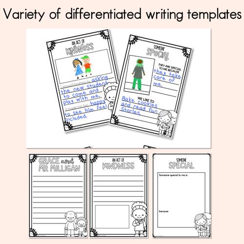 Resource preview 3 for Grace and Mr Milligan - Crafts, Writing & Maths Activities - Book Week 2024