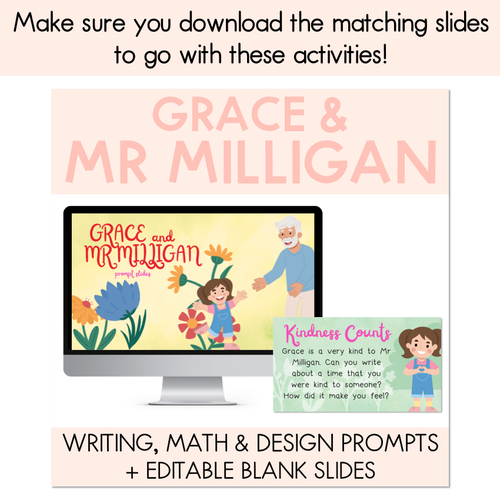 Resource preview 5 for Grace and Mr Milligan - Crafts, Writing & Maths Activities - Book Week 2024