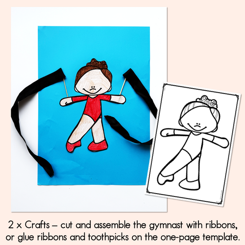 Resource preview 2 for Gymnastica Fantastica - Crafts, Writing & Maths Activities - Book Week 2024