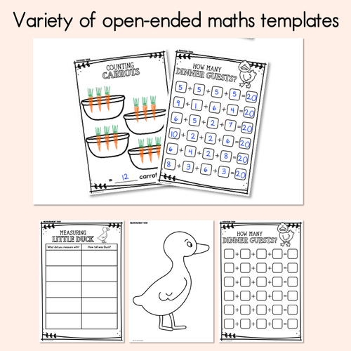 Resource preview 4 for One Little Duck - Crafts, Writing & Maths Activities - Book Week 2024