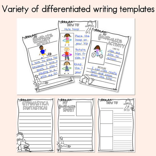 Resource preview 3 for Gymnastica Fantastica - Crafts, Writing & Maths Activities - Book Week 2024