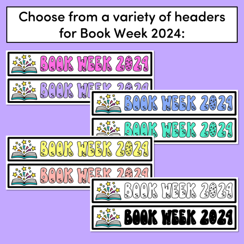 Resource preview 2 for BOOK WEEK 2024 Bulletin Board Headings - Reading is Magic