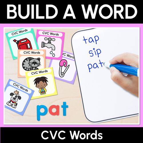 Resource preview 3 for Build A Word - CVC & Consonant Digraphs Bundle