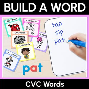 CVC Word Building Cards