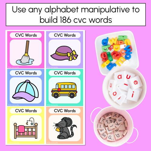 Resource preview 2 for CVC Word Building Cards