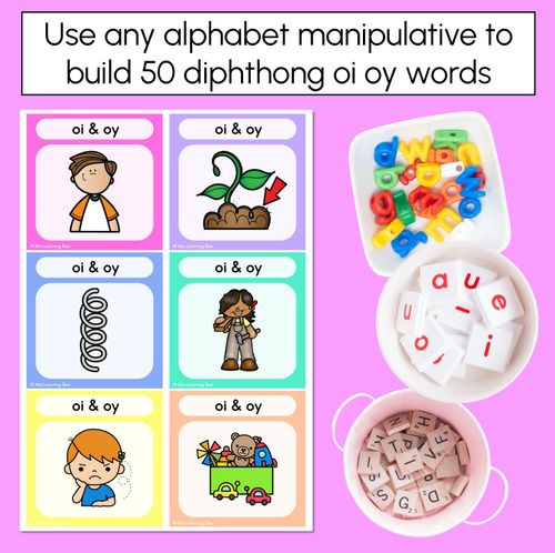 Resource preview 2 for DIPHTHONG OI & OY Word Building Cards