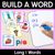 5 for Long Vowel Sound Word Building Cards Bundle