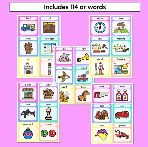 Resource preview 4 for R-Controlled Vowel OR Word Building Cards - Decodable Words