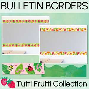 Bulletin Borders - The Tutti Frutti Collection - Colourful Classroom Decor