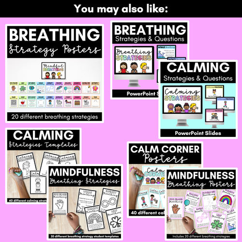 Resource preview 5 for RAINBOW Calm Corner Ideas - Mindfulness and Calming Strategies for Children